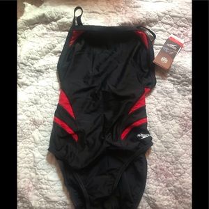 Speedo Girls Power-flex Flyback Training Swimsuit